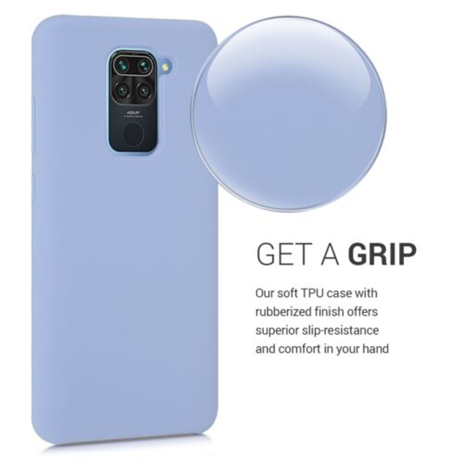 Husa pentru Xiaomi Redmi Note 9, Silicon, Albastru, 52441.58 fotografia produsului View 6 L
