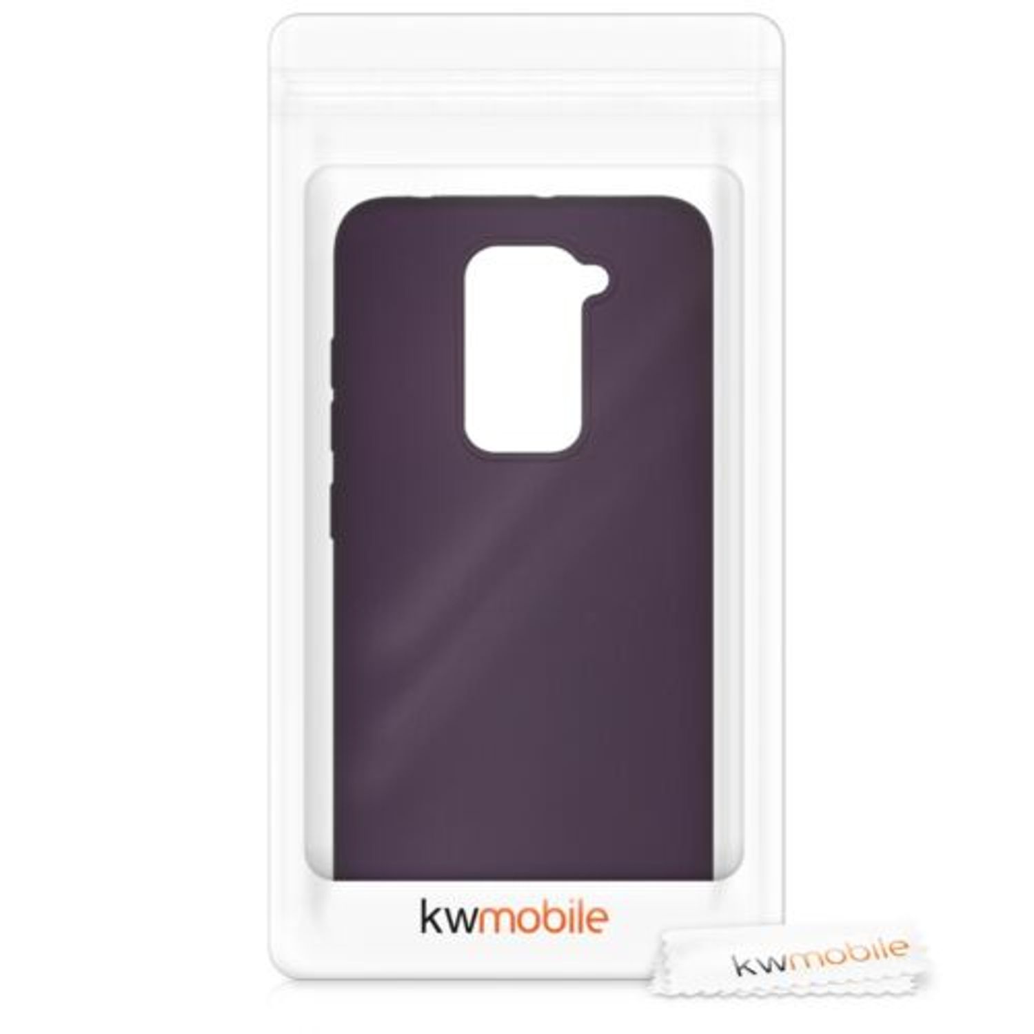 Husa pentru Xiaomi Redmi Note 9, Silicon, Mov, 52438.115 fotografia produsului View 7 L