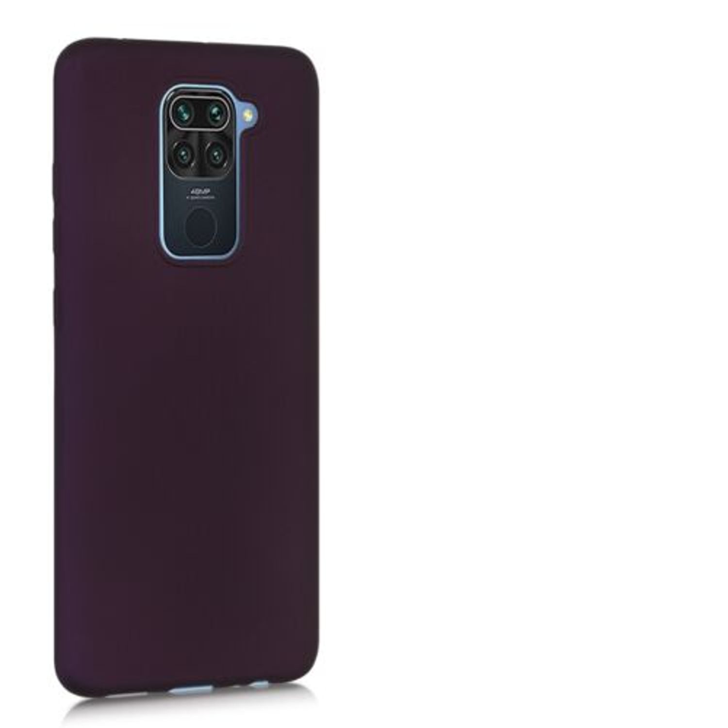 Husa pentru Xiaomi Redmi Note 9, Silicon, Mov, 52438.115 fotografia produsului View 8 L
