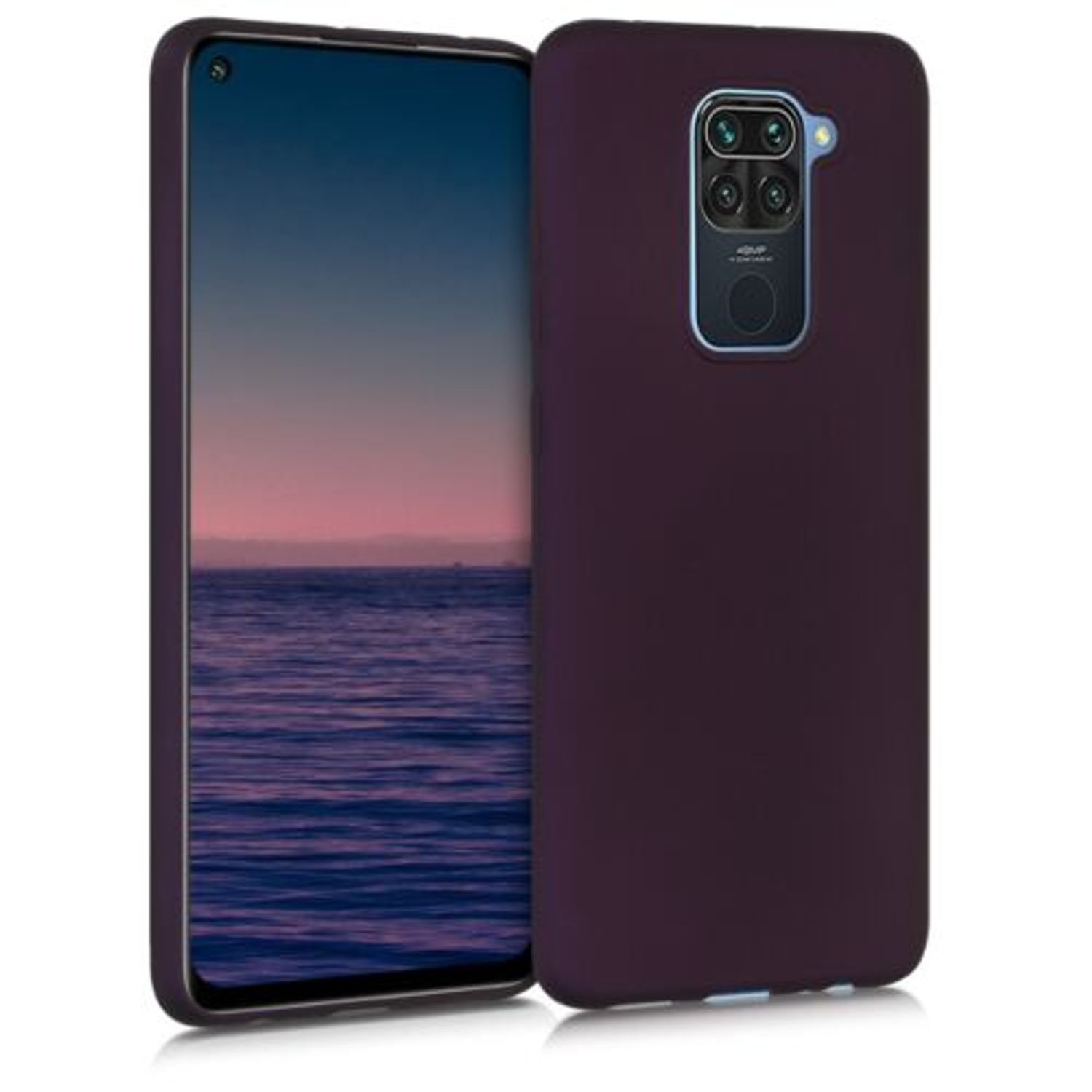 Husa pentru Xiaomi Redmi Note 9, Silicon, Mov, 52438.115 fotografia produsului