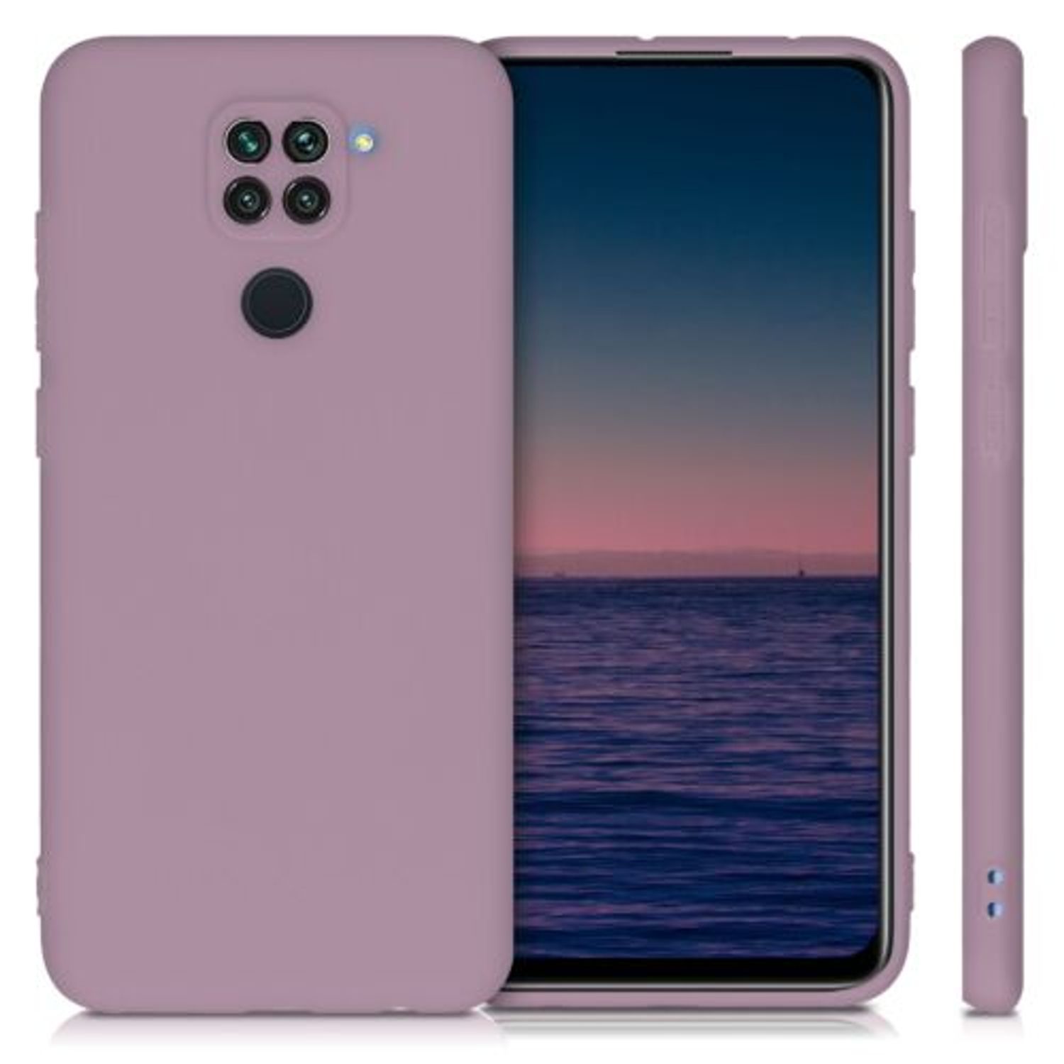 Husa pentru Xiaomi Redmi Note 9, Silicon, Mov, 52437.181 fotografia produsului View 2 L