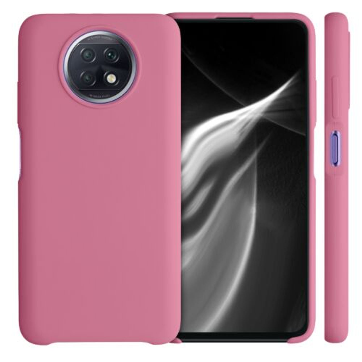 Husa pentru Xiaomi Redmi Note 9T, Silicon, Roz, 54217.212 fotografia produsului View 2 L