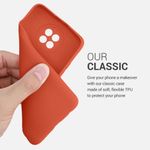 Husa pentru Xiaomi Redmi Note 9T, Silicon, Portocaliu, 54216.218 fotografia produsului View 4 S