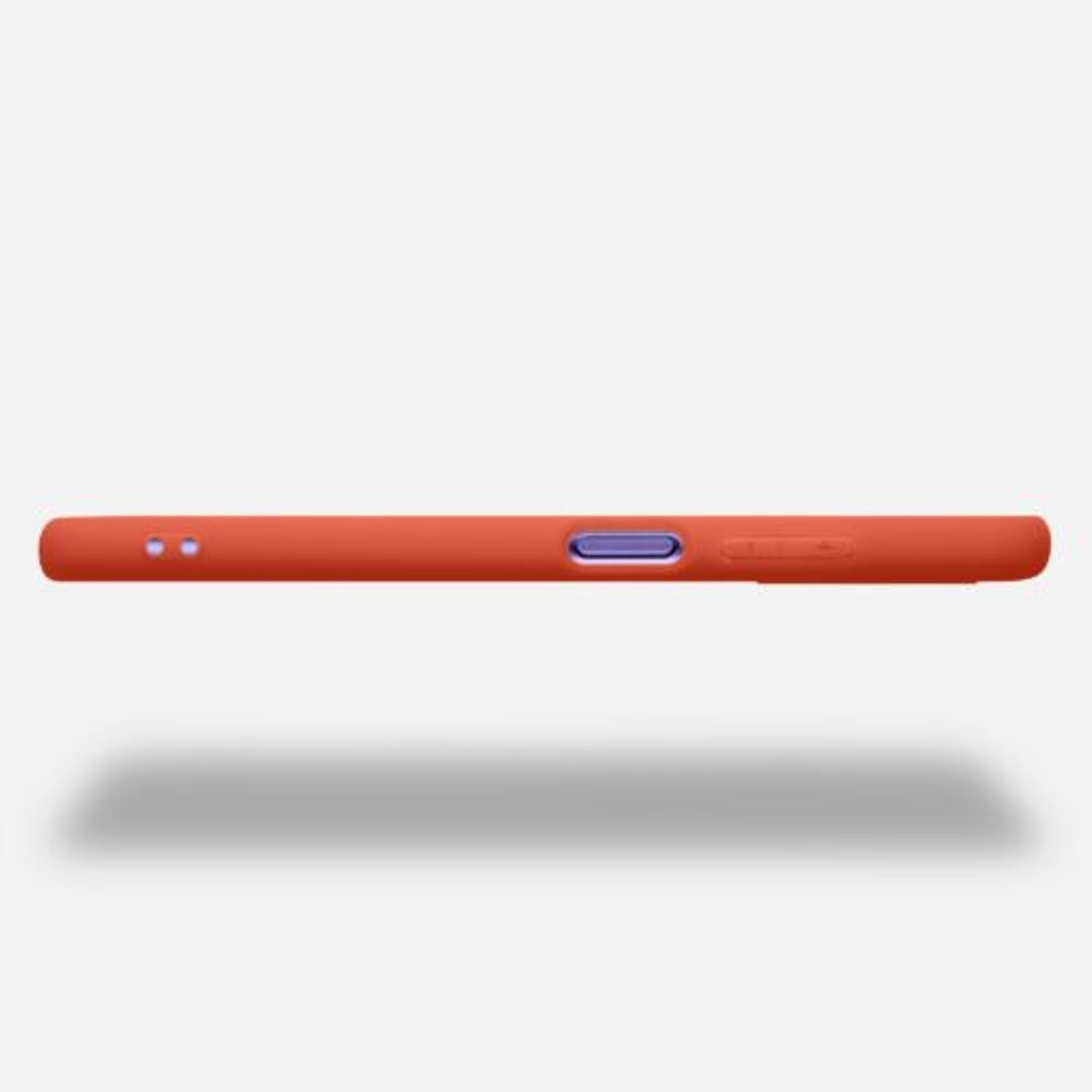 Husa pentru Xiaomi Redmi Note 9T, Silicon, Portocaliu, 54216.218 fotografia produsului View 5 L