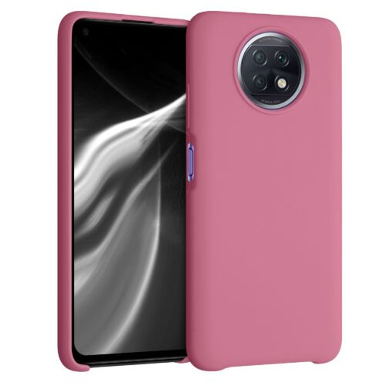 Husa pentru Xiaomi Redmi Note 9T, Silicon, Roz, 54217.212 fotografia produsului