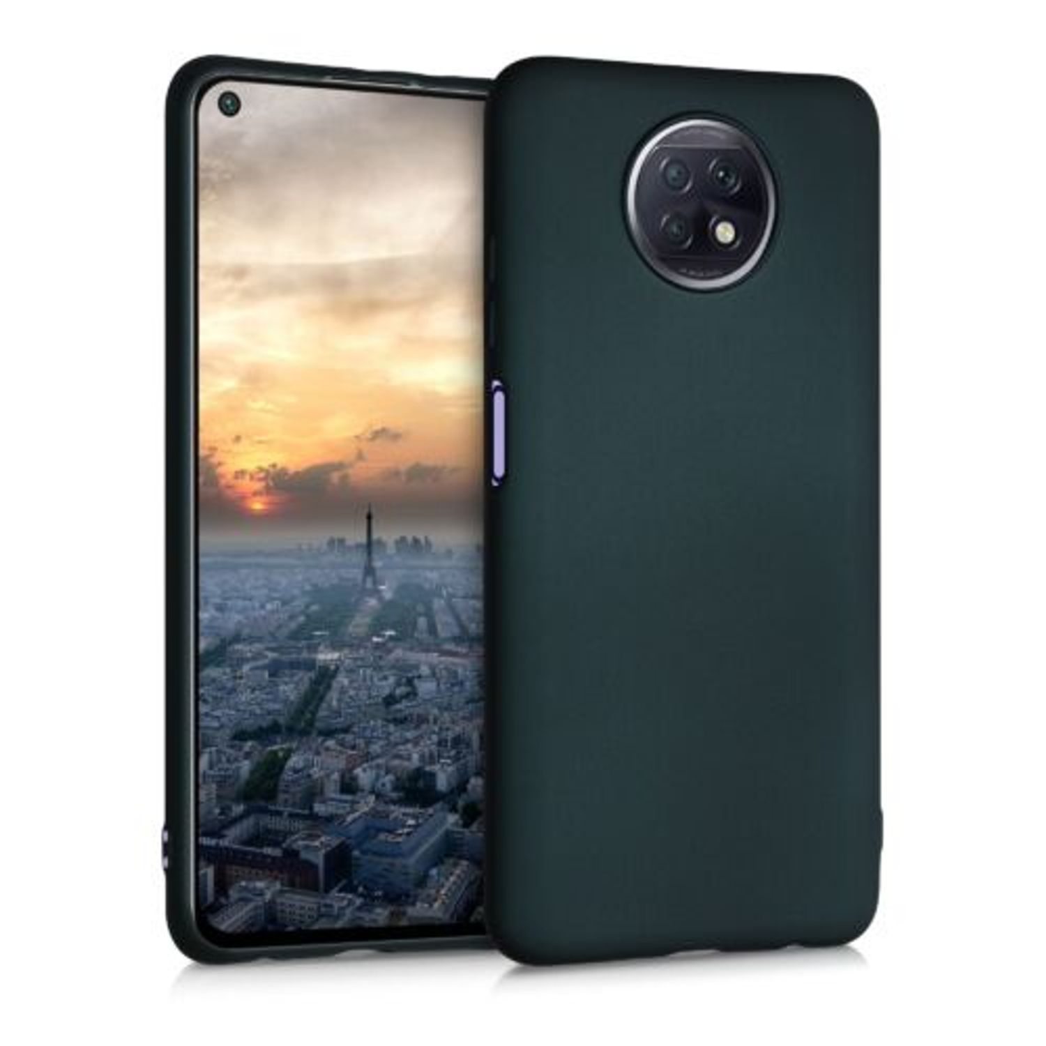 Husa pentru Xiaomi Redmi Note 9T, Silicon, Verde, 54218.14 fotografia produsului