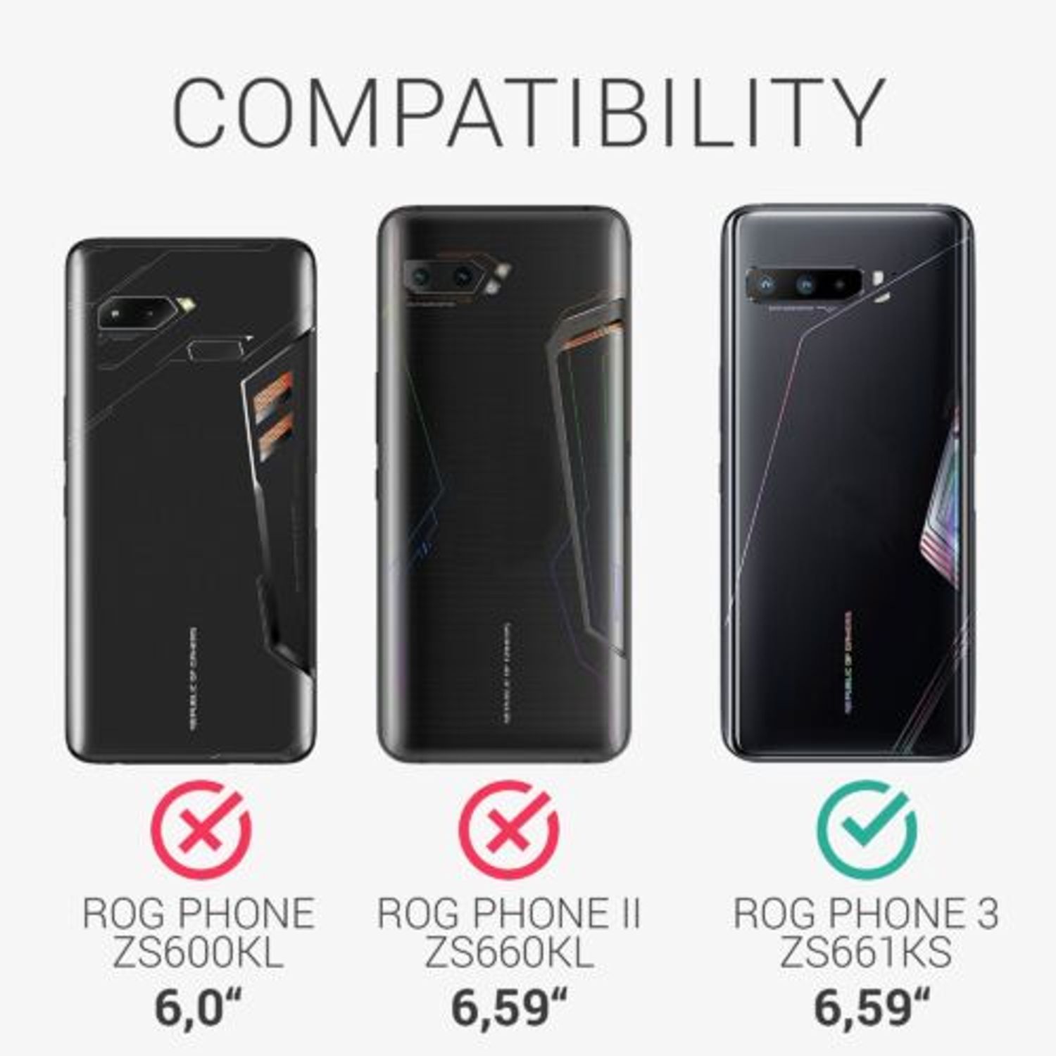 Husa pentru Asus Rog Phone 3, Silicon, Albastru, 53093.116 fotografia produsului View 4 L