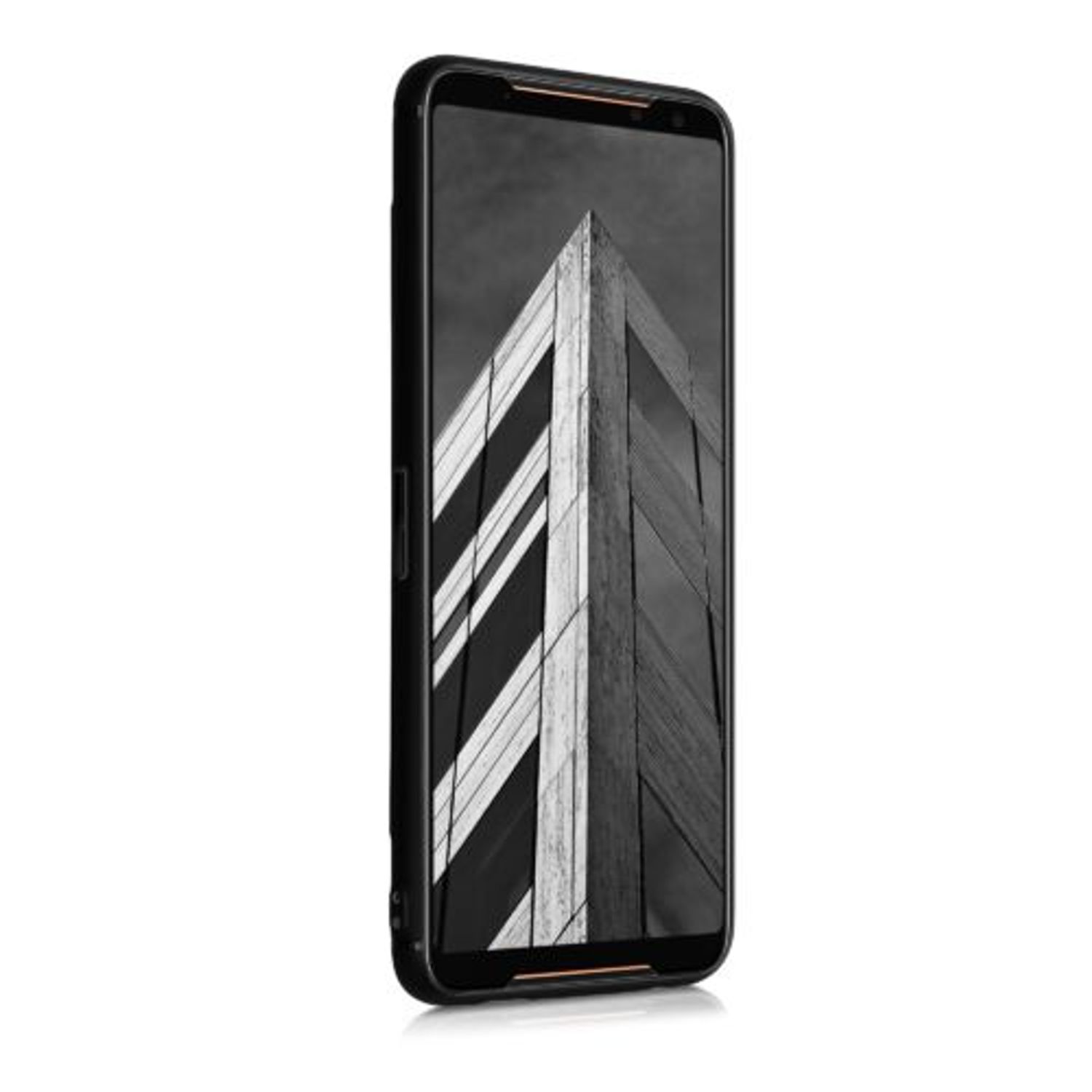 Husa pentru Asus Rog Phone II ZS660KL, Silicon, Negru, 50891.47 fotografia produsului View 3 L