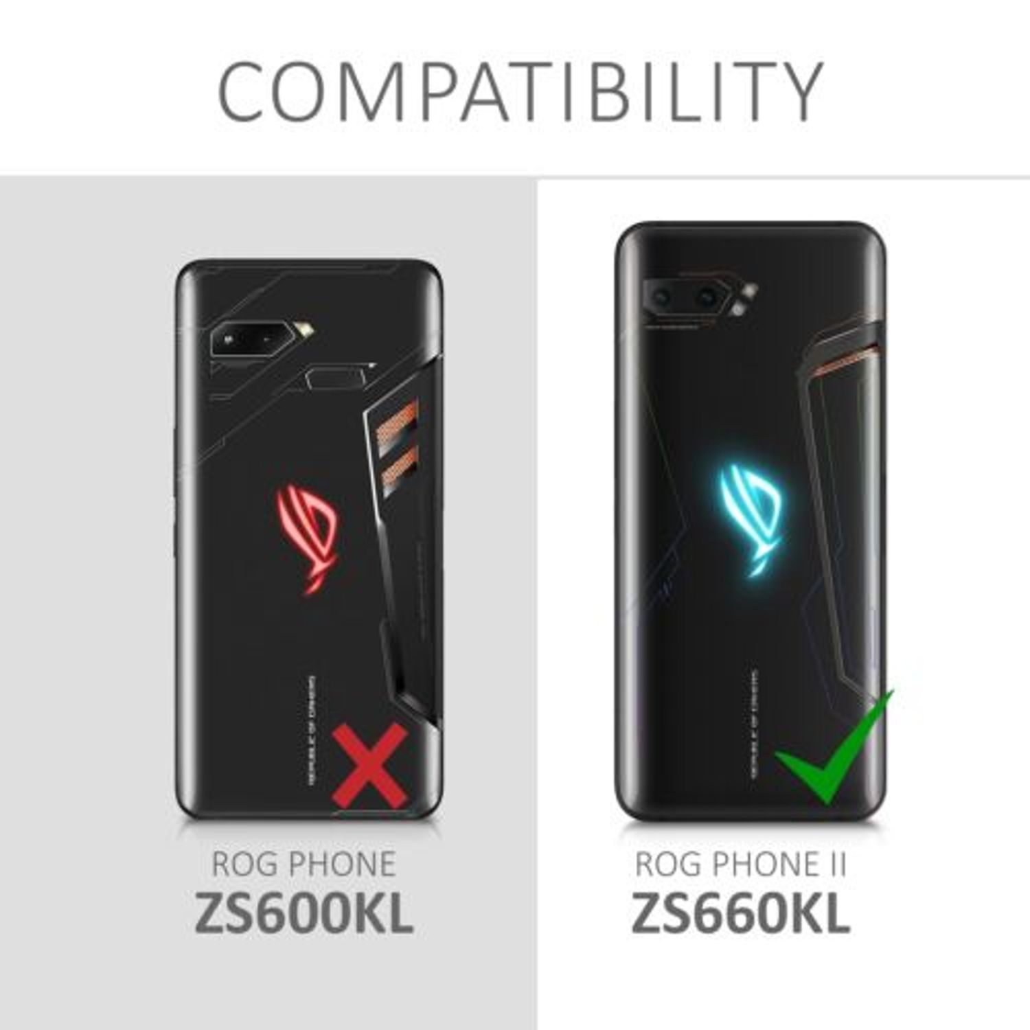 Husa pentru Asus Rog Phone II ZS660KL, Silicon, Negru, 50891.47 fotografia produsului View 6 L