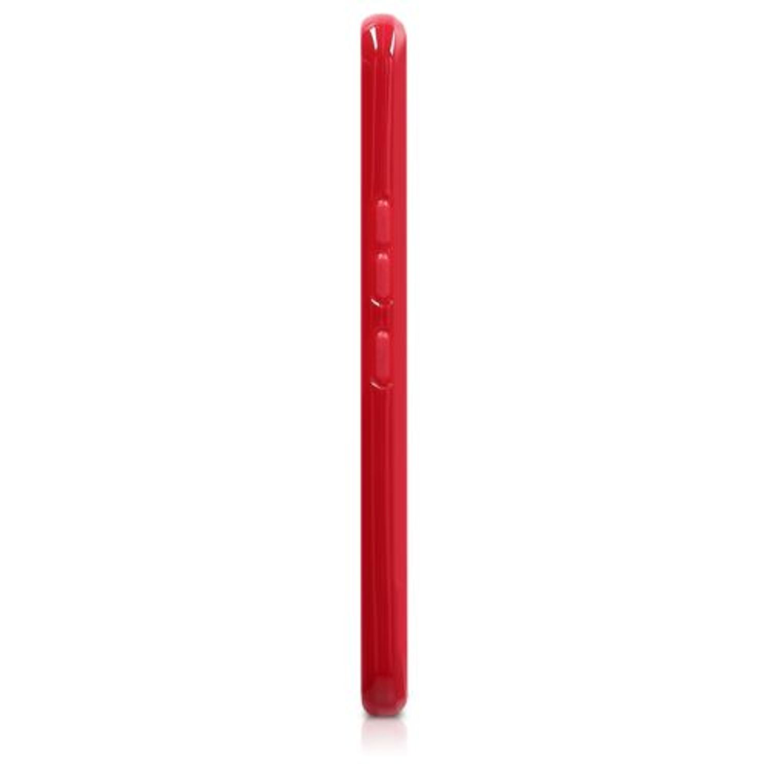 Husa pentru HTC U11 Life, Silicon, Rosu, 43432.51 fotografia produsului View 3 L