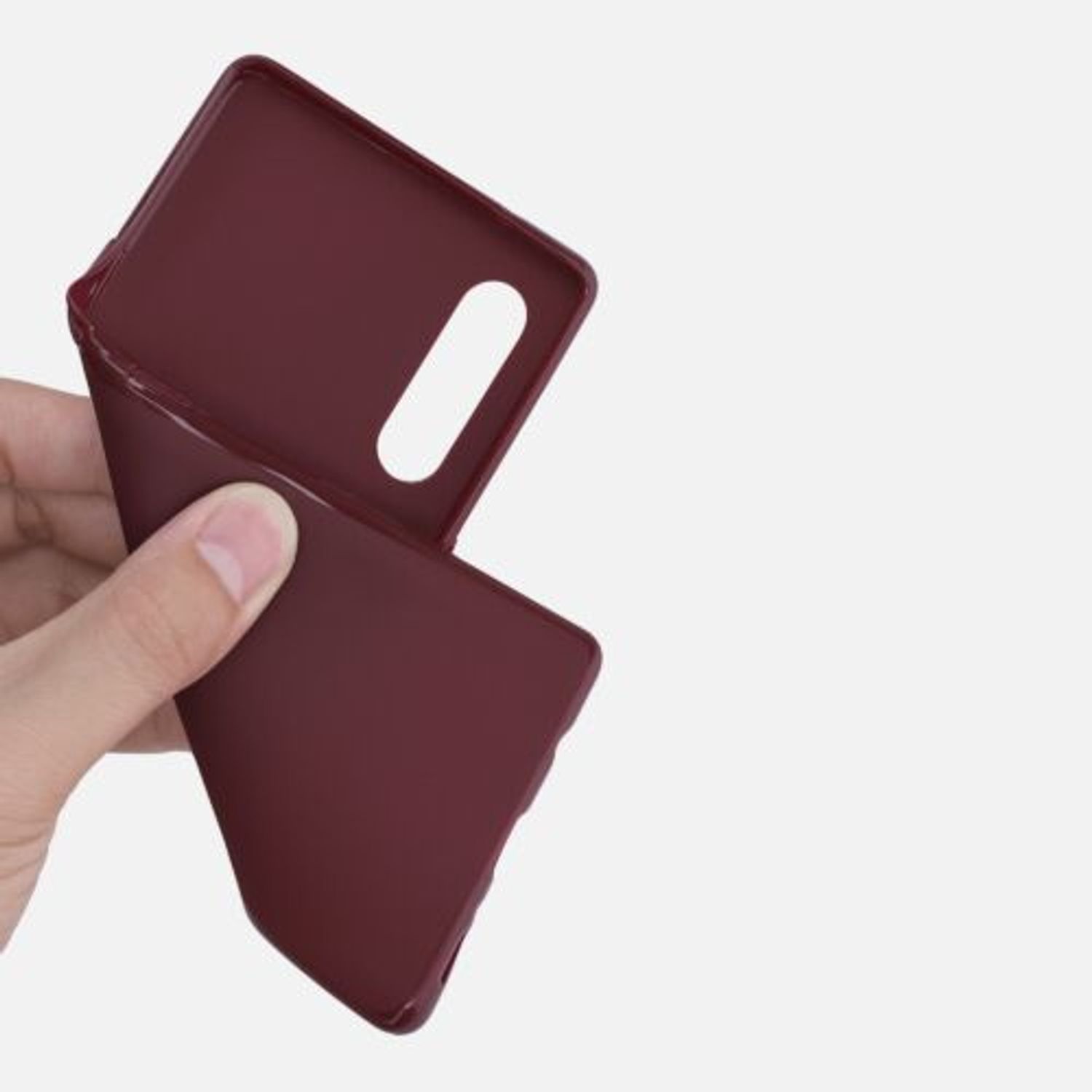 Husa pentru LG Velvet, Silicon, Violet, 52532.183 fotografia produsului View 7 L