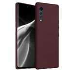 Husa pentru LG Velvet, Silicon, Violet, 52532.183 fotografia produsului