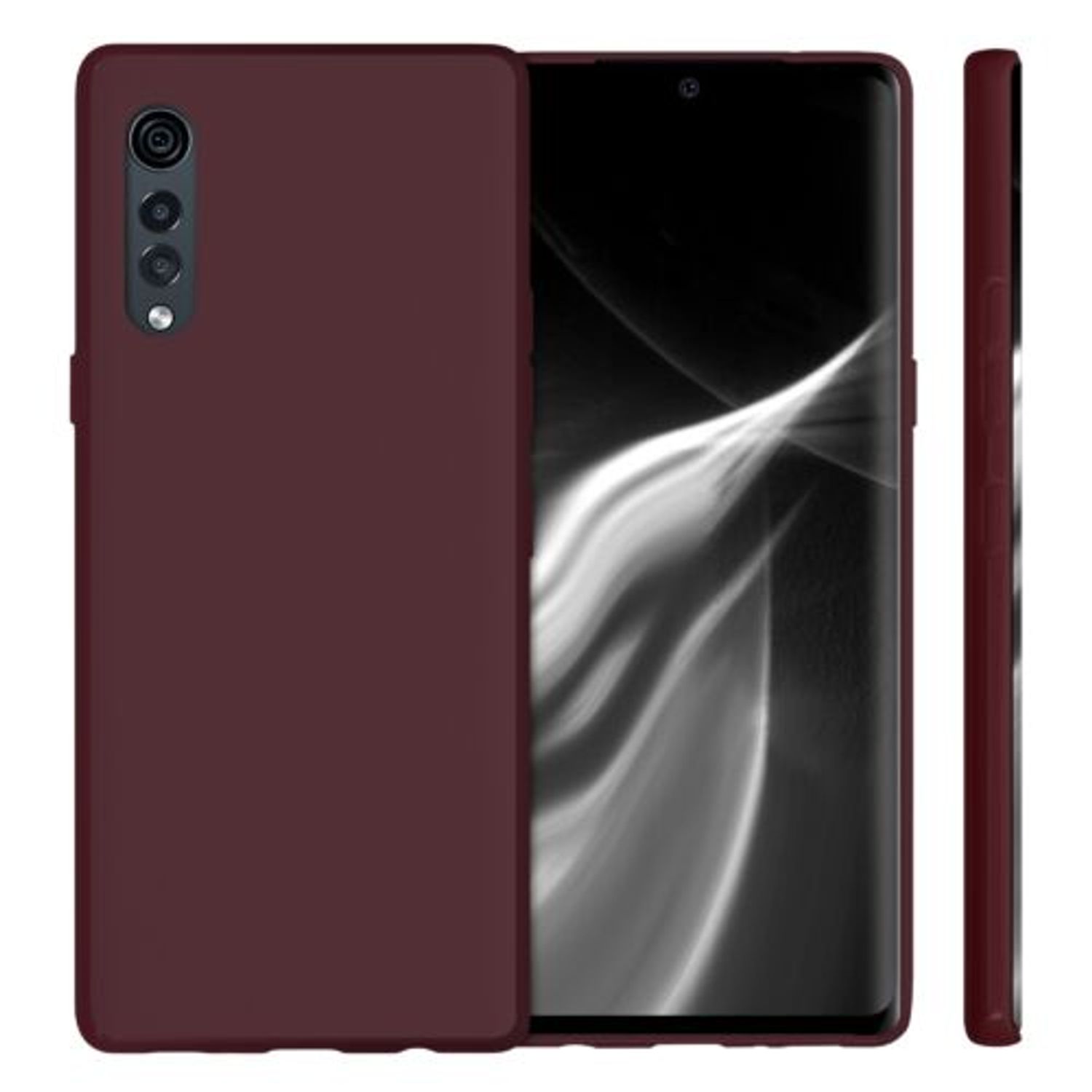 Husa pentru LG Velvet, Silicon, Violet, 52532.183 fotografia produsului View 2 L