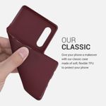 Husa pentru LG Velvet, Silicon, Violet, 52532.183 fotografia produsului View 5 S