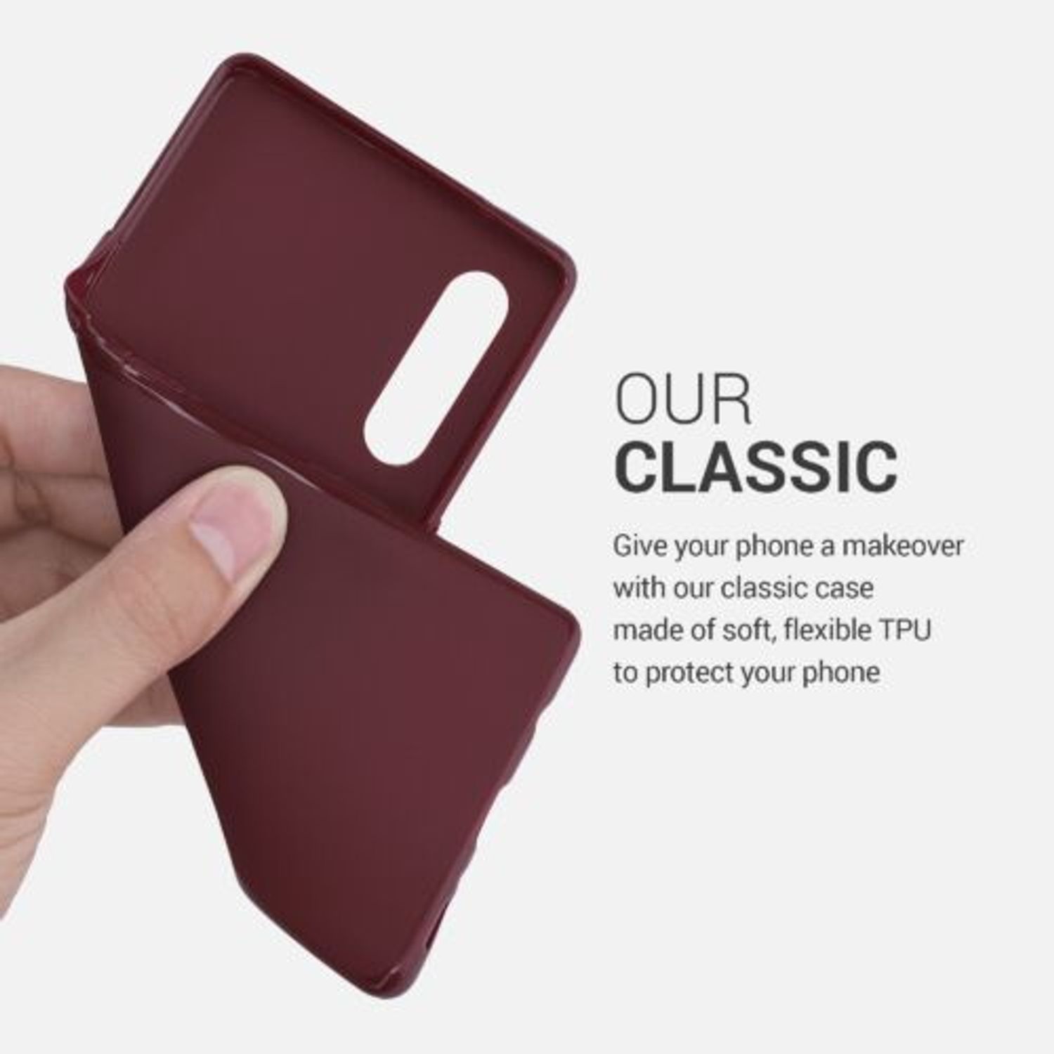 Husa pentru LG Velvet, Silicon, Violet, 52532.183 fotografia produsului View 5 L
