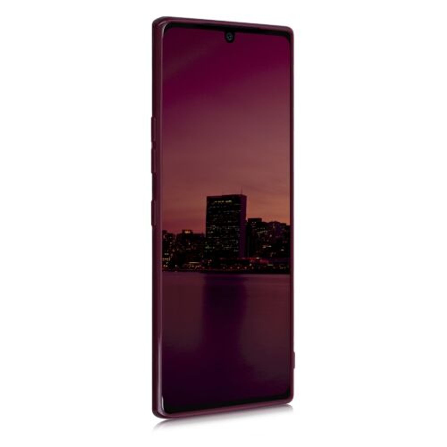 Husa pentru LG Velvet, Silicon, Violet, 52532.187 fotografia produsului View 3 L