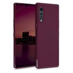 Husa pentru LG Velvet, Silicon, Violet, 52532.187 fotografia produsului