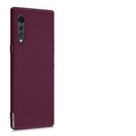 Husa pentru LG Velvet, Silicon, Violet, 52532.187 fotografia produsului View 8 S