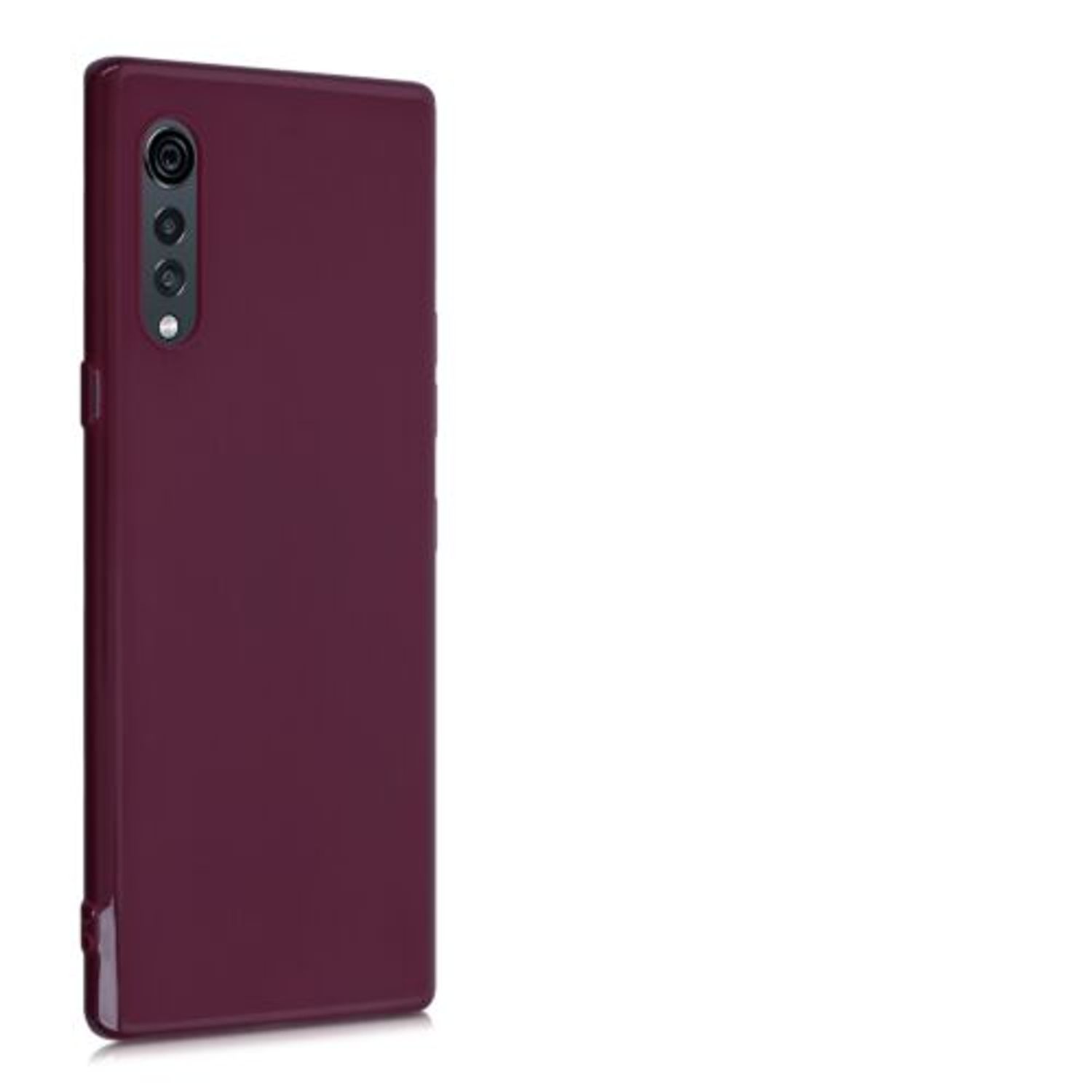 Husa pentru LG Velvet, Silicon, Violet, 52532.187 fotografia produsului View 8 L