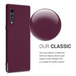 Husa pentru LG Velvet, Silicon, Violet, 52532.187 fotografia produsului View 4 S