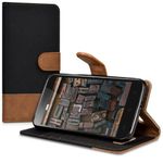 Husa pentru Lenovo Vibe C2, Textil, Maro, 40503.02 fotografia produsului View 2 S