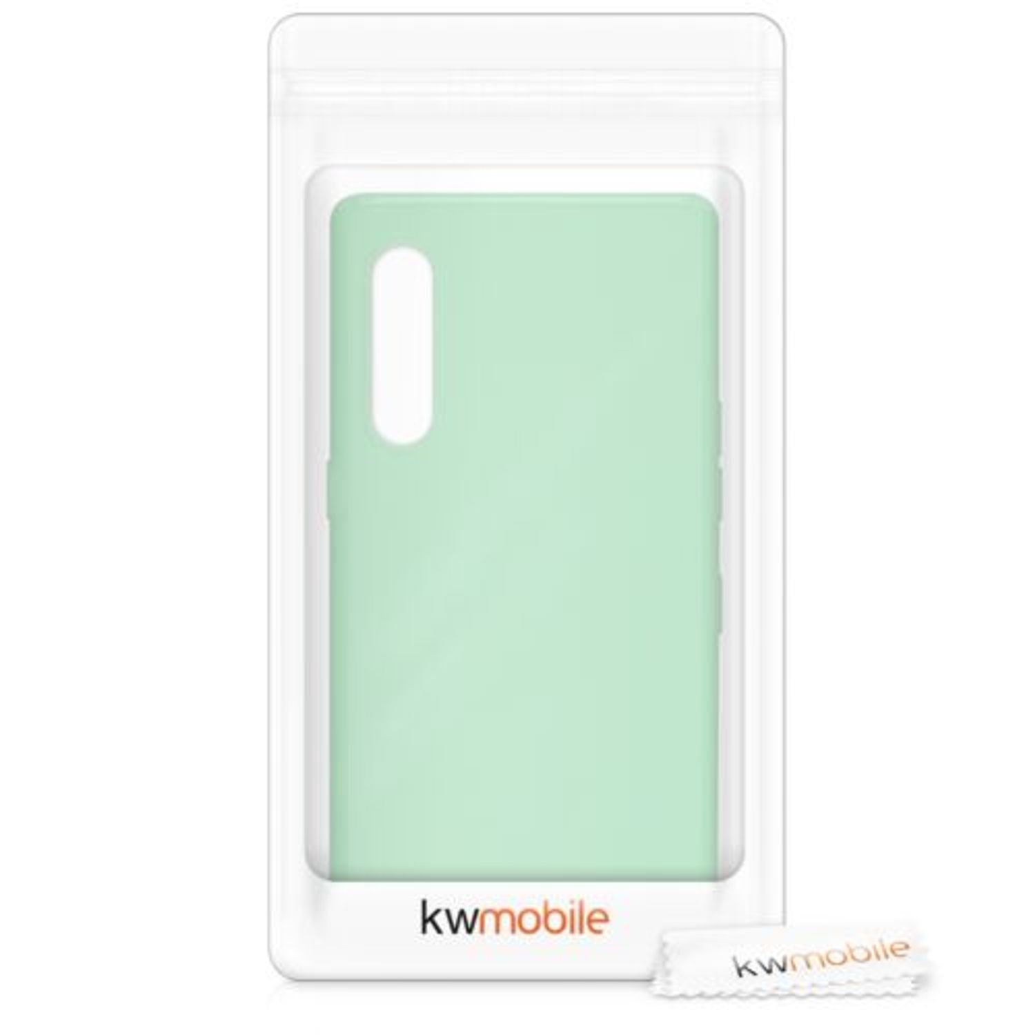 Husa pentru LG Velvet, Silicon, Verde, 52532.50 fotografia produsului View 8 L