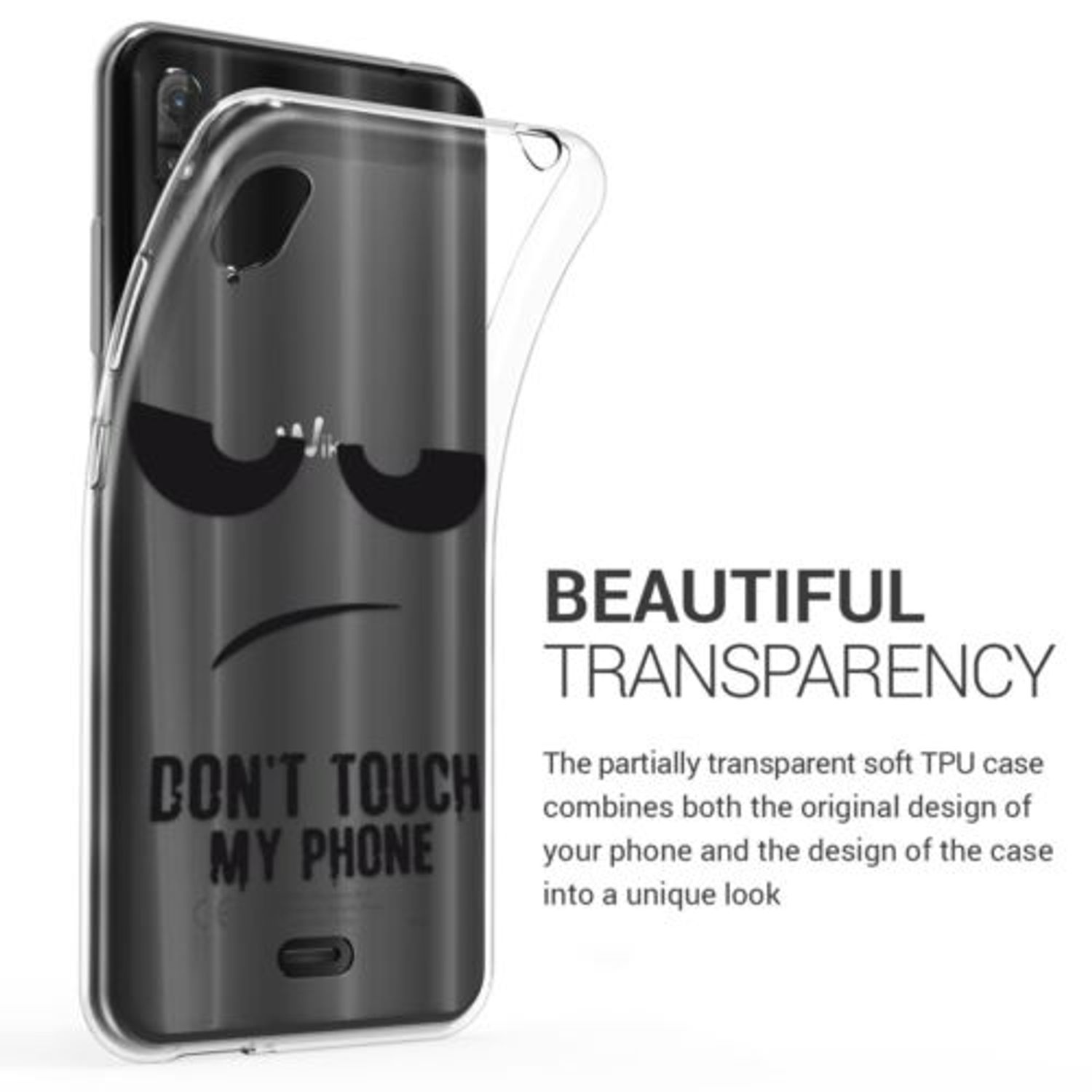 Husa pentru Wiko View 2 Go, Silicon, Transparent, 47112.02 fotografia produsului View 16 L