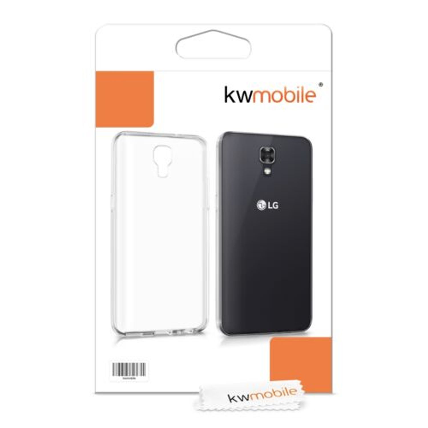 Husa pentru LG X Screen, Silicon, Transparent, 37249.03 fotografia produsului View 6 L