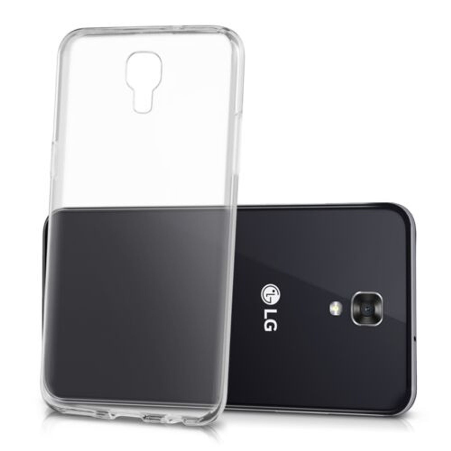 Husa pentru LG X Screen, Silicon, Transparent, 37249.03 fotografia produsului View 2 L