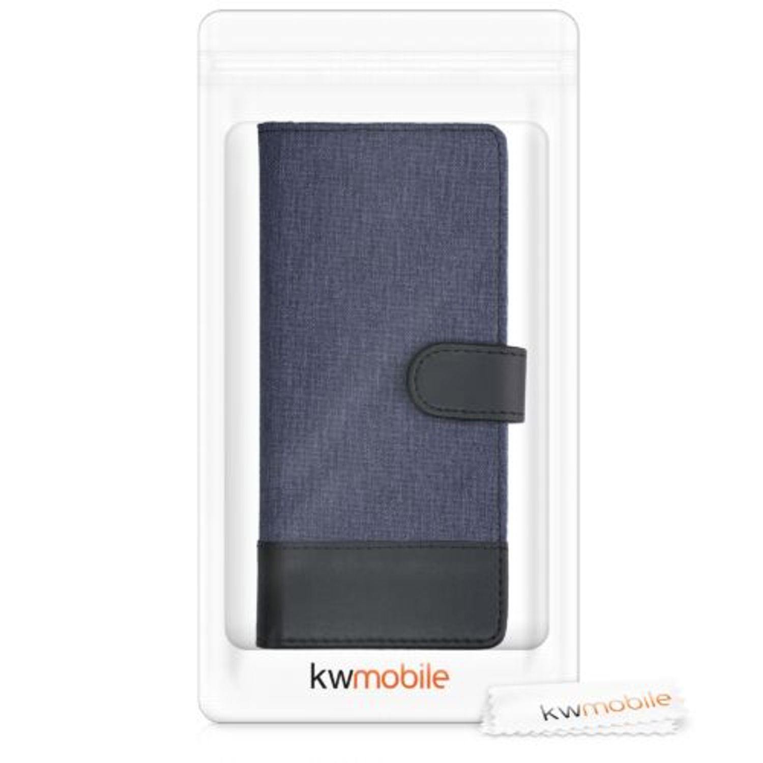 Husa pentru Sony Xperia 1 III, Textil, Albastru, 55130.17 fotografia produsului View 5 L