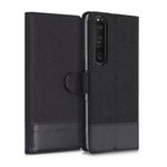 Husa pentru Sony Xperia 1 III, Textil, Negru, 55130.73 fotografia produsului View 4 S