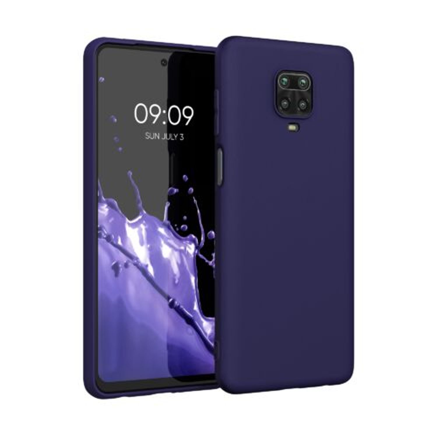 Husa pentru Xiaomi Redmi Note 9S/Redmi Note 9 Pro/Redmi Note 9 Pro Max, Silicon, Albastru, 52140.182 fotografia produsului