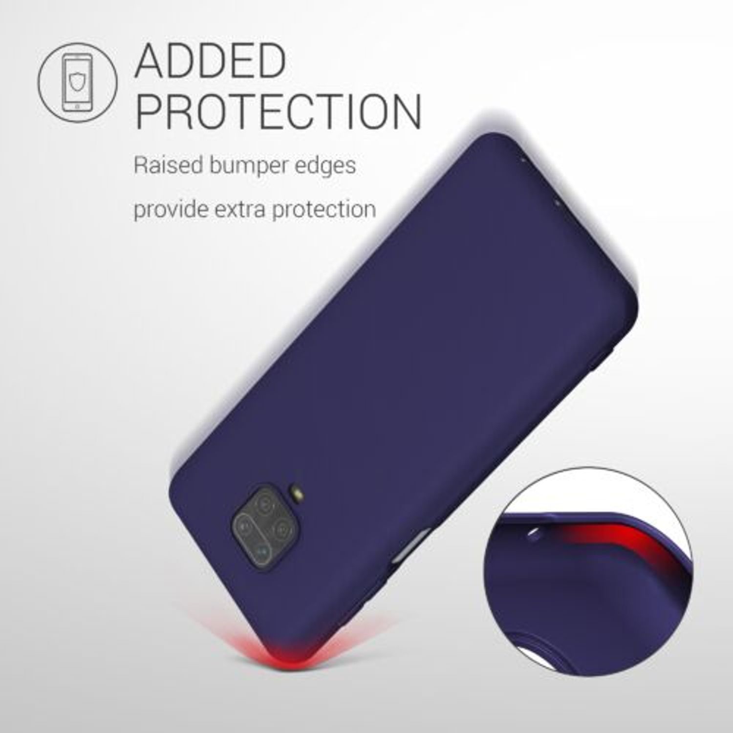 Husa pentru Xiaomi Redmi Note 9S/Redmi Note 9 Pro/Redmi Note 9 Pro Max, Silicon, Albastru, 52140.182 fotografia produsului View 7 L