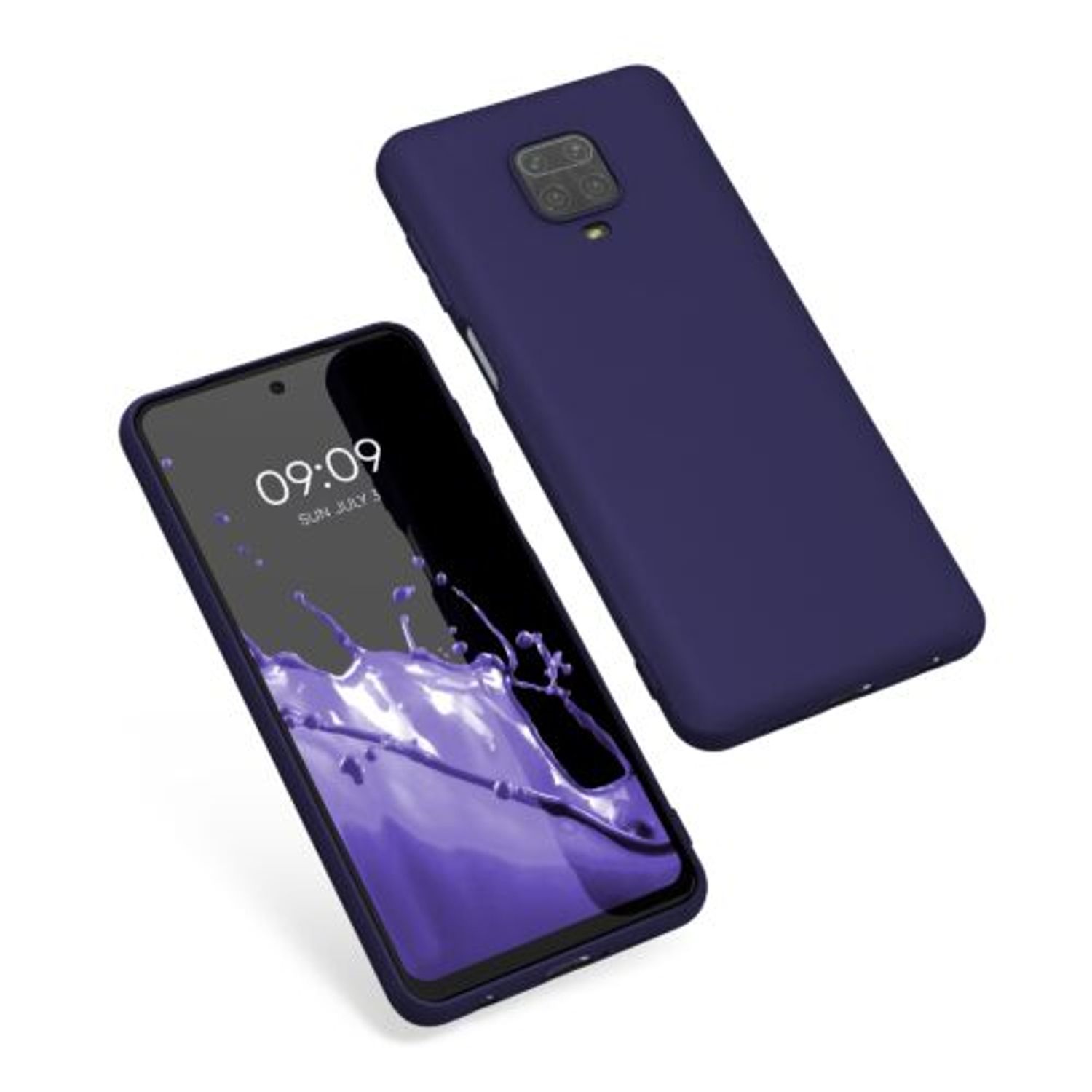 Husa pentru Xiaomi Redmi Note 9S/Redmi Note 9 Pro/Redmi Note 9 Pro Max, Silicon, Albastru, 52140.182 fotografia produsului View 2 L