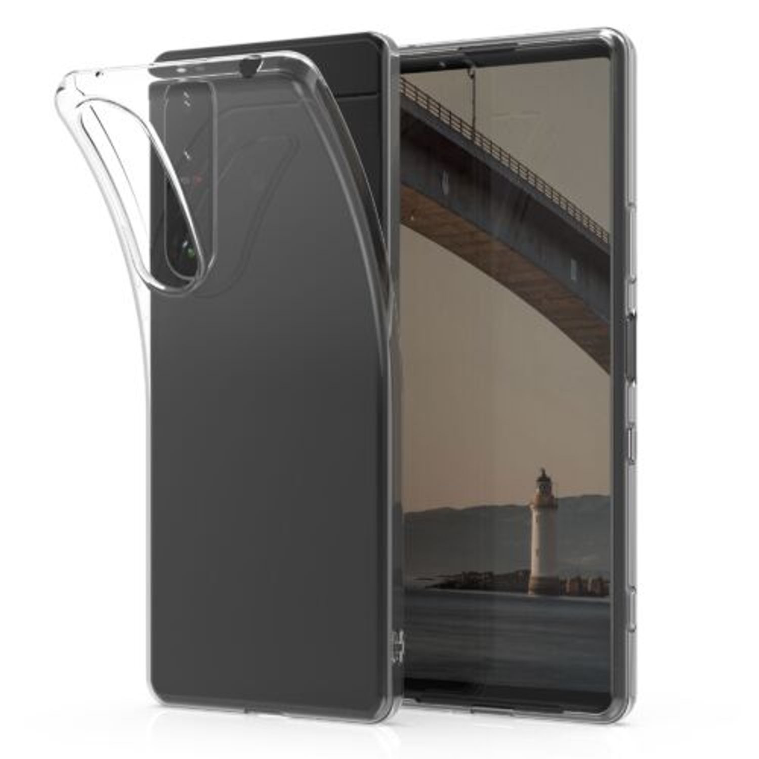 Husa pentru Sony Xperia 1 III, Silicon, Transparent, 54751.03 fotografia produsului