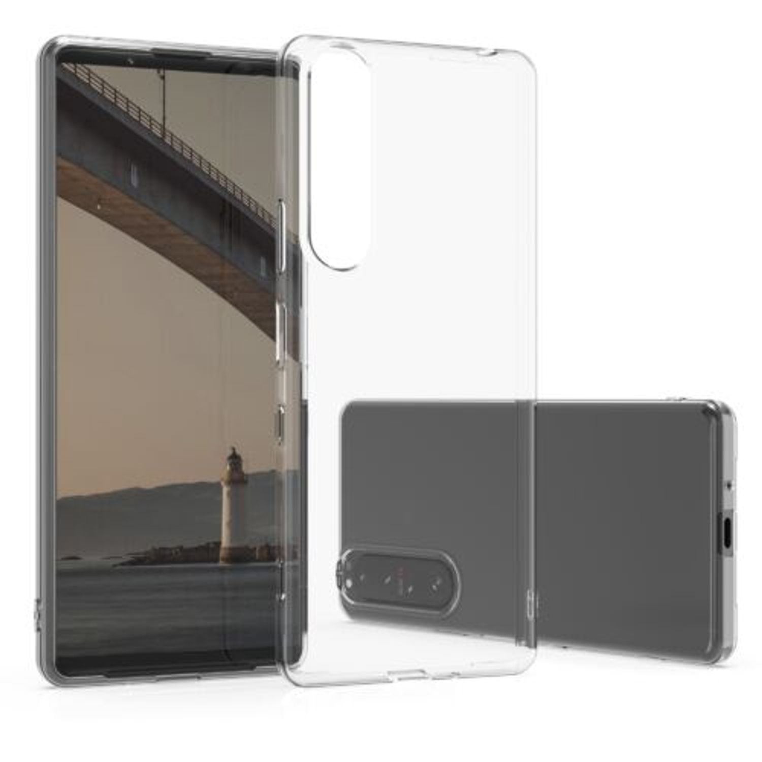 Husa pentru Sony Xperia 1 III, Silicon, Transparent, 54751.03 fotografia produsului View 8 L