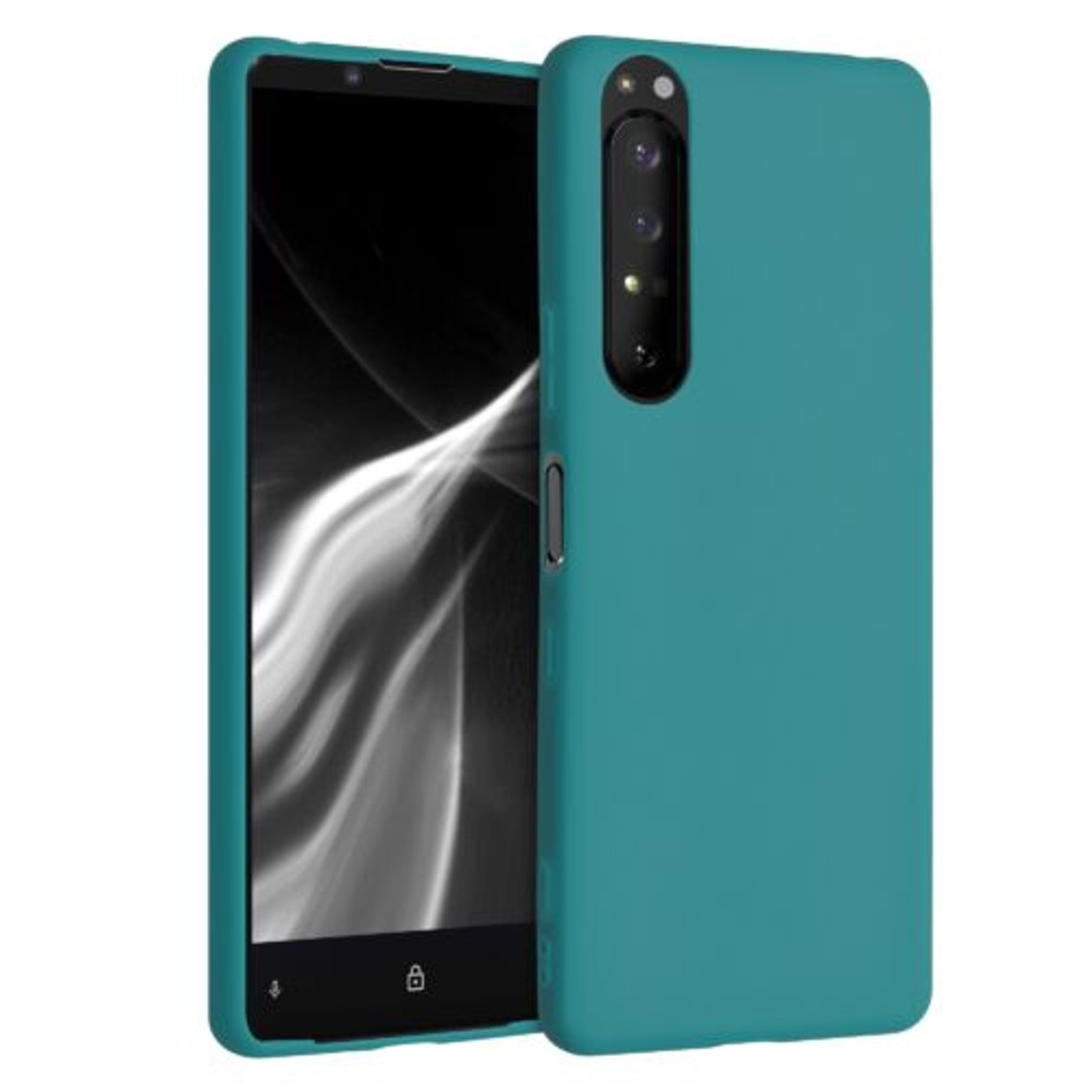 Husa pentru Sony Xperia 1 III, Silicon, Verde, 54753.57 fotografia produsului