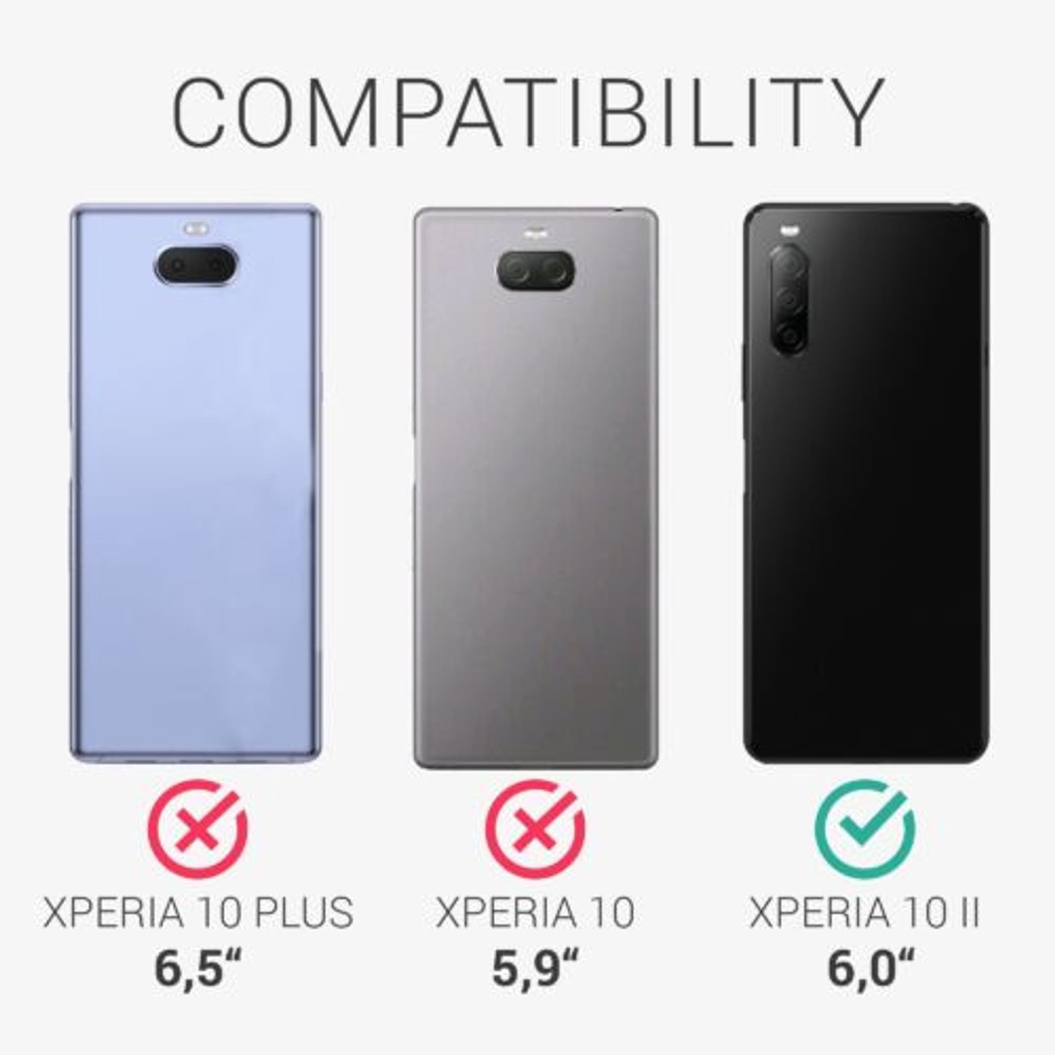 Husa pentru Sony Xperia 10 II, Silicon, Transparent, 52888.21 fotografia produsului View 6 L