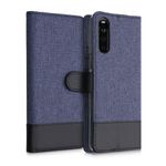 Husa pentru Sony Xperia 10 III, Textil, Albastru, 55131.17 fotografia produsului View 6 S