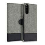 Husa pentru Sony Xperia 10 III, Textil, Gri, 55131.22 fotografia produsului View 4 S