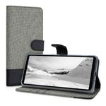 Husa pentru Sony Xperia 10 III, Textil, Gri, 55131.22 fotografia produsului View 2 S