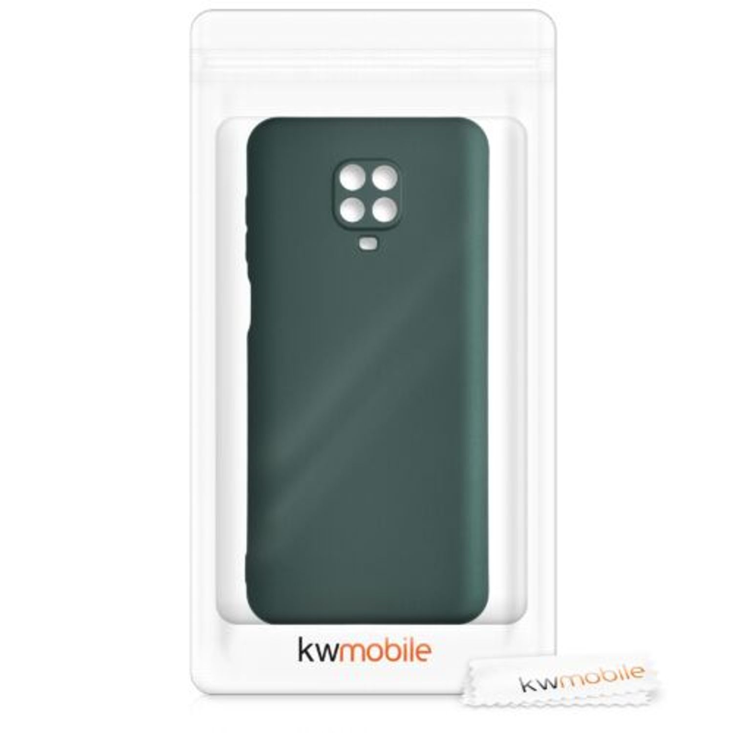 Husa pentru Xiaomi Redmi Note 9S/Redmi Note 9 Pro/Redmi Note 9 Pro Max, Silicon, Verde, 52142.14 fotografia produsului View 10 L