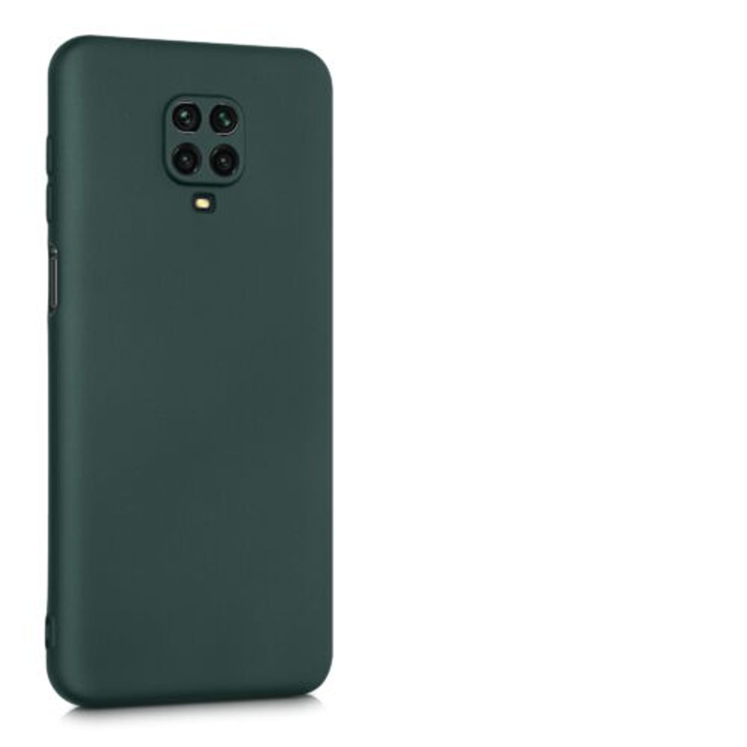 Husa pentru Xiaomi Redmi Note 9S/Redmi Note 9 Pro/Redmi Note 9 Pro Max, Silicon, Verde, 52142.14 fotografia produsului View 9 L