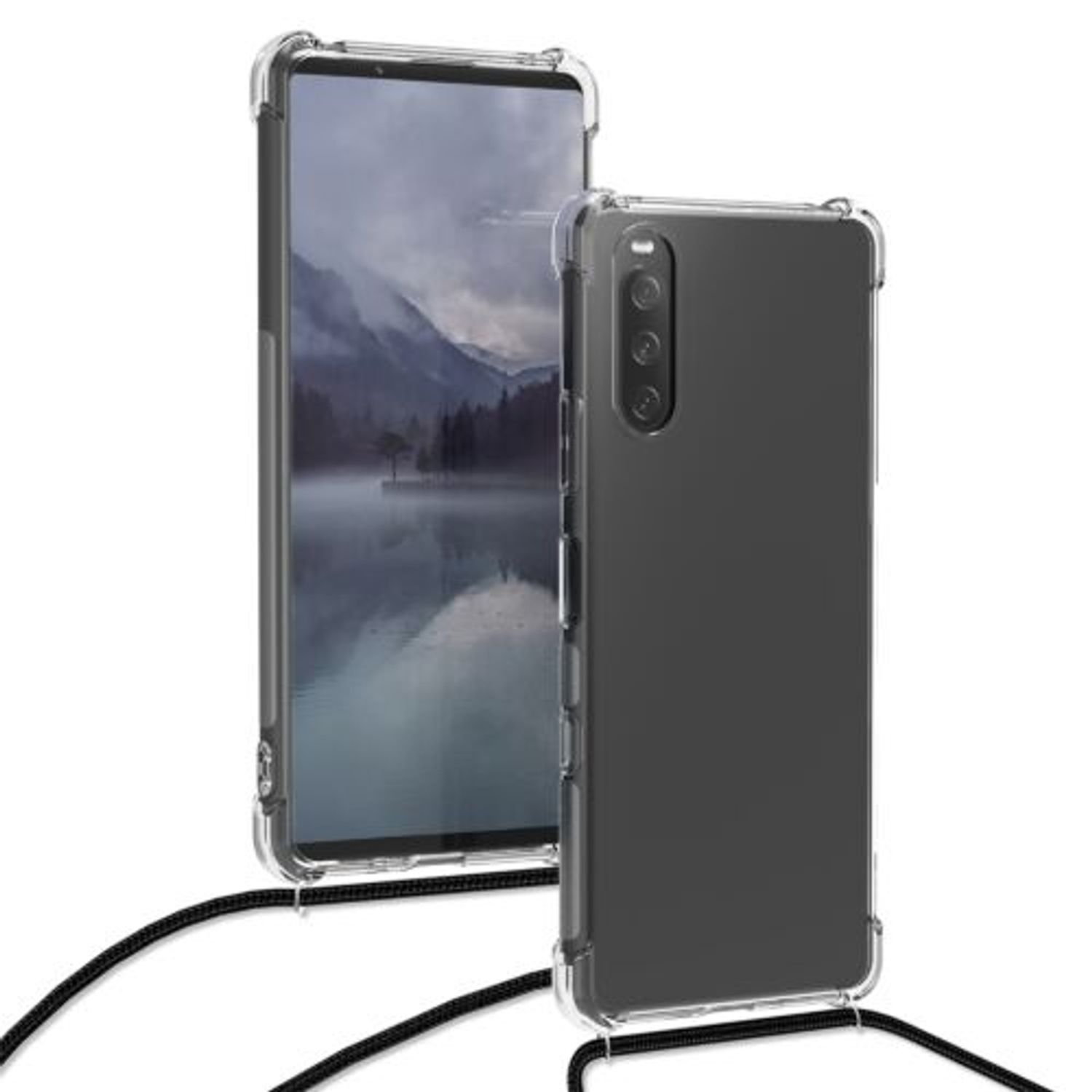 Husa pentru Sony Xperia 10 III, Silicon, Transparent, 54964.03 fotografia produsului View 4 L