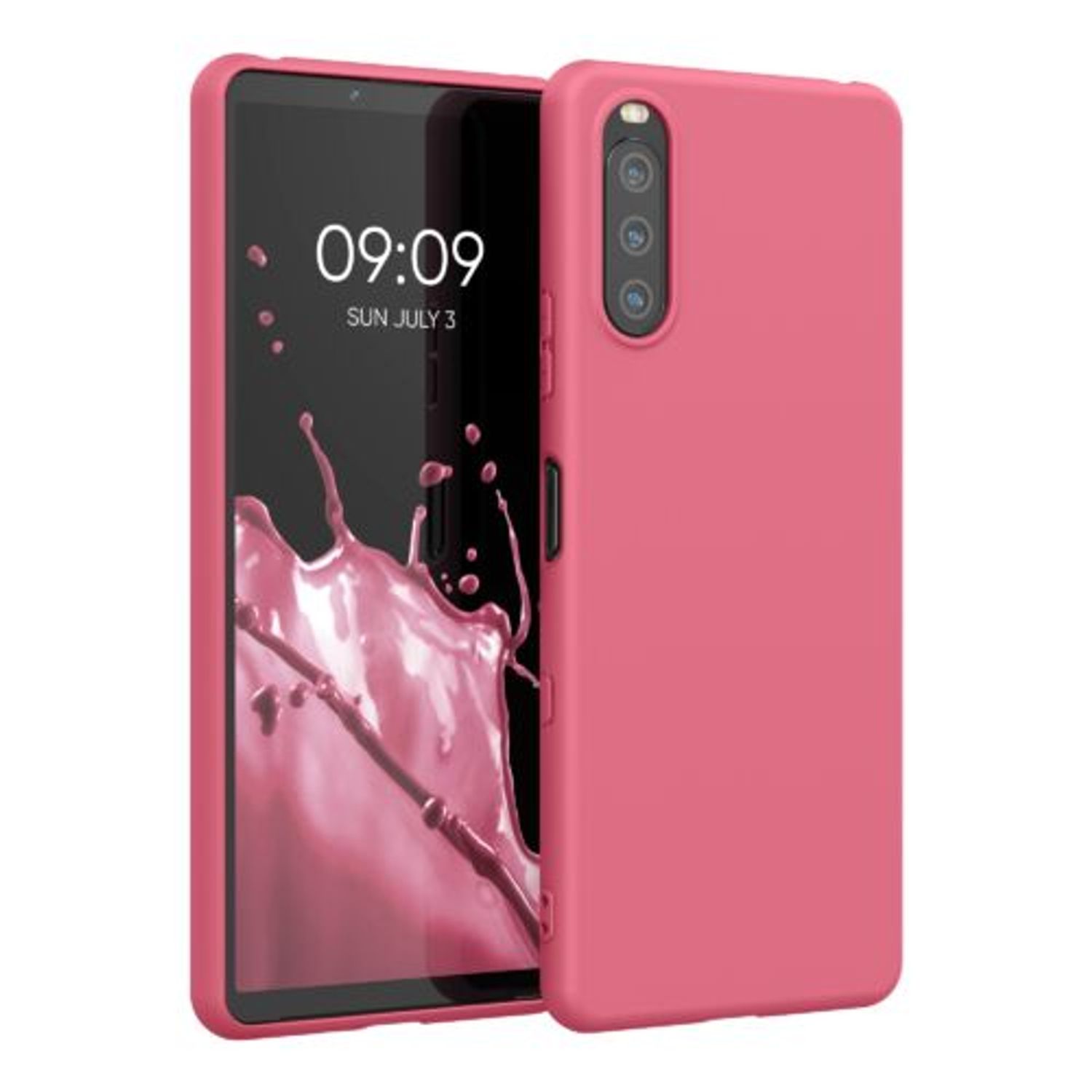 Husa pentru Sony Xperia 10 III, Silicon, Roz, 54754.219 fotografia produsului