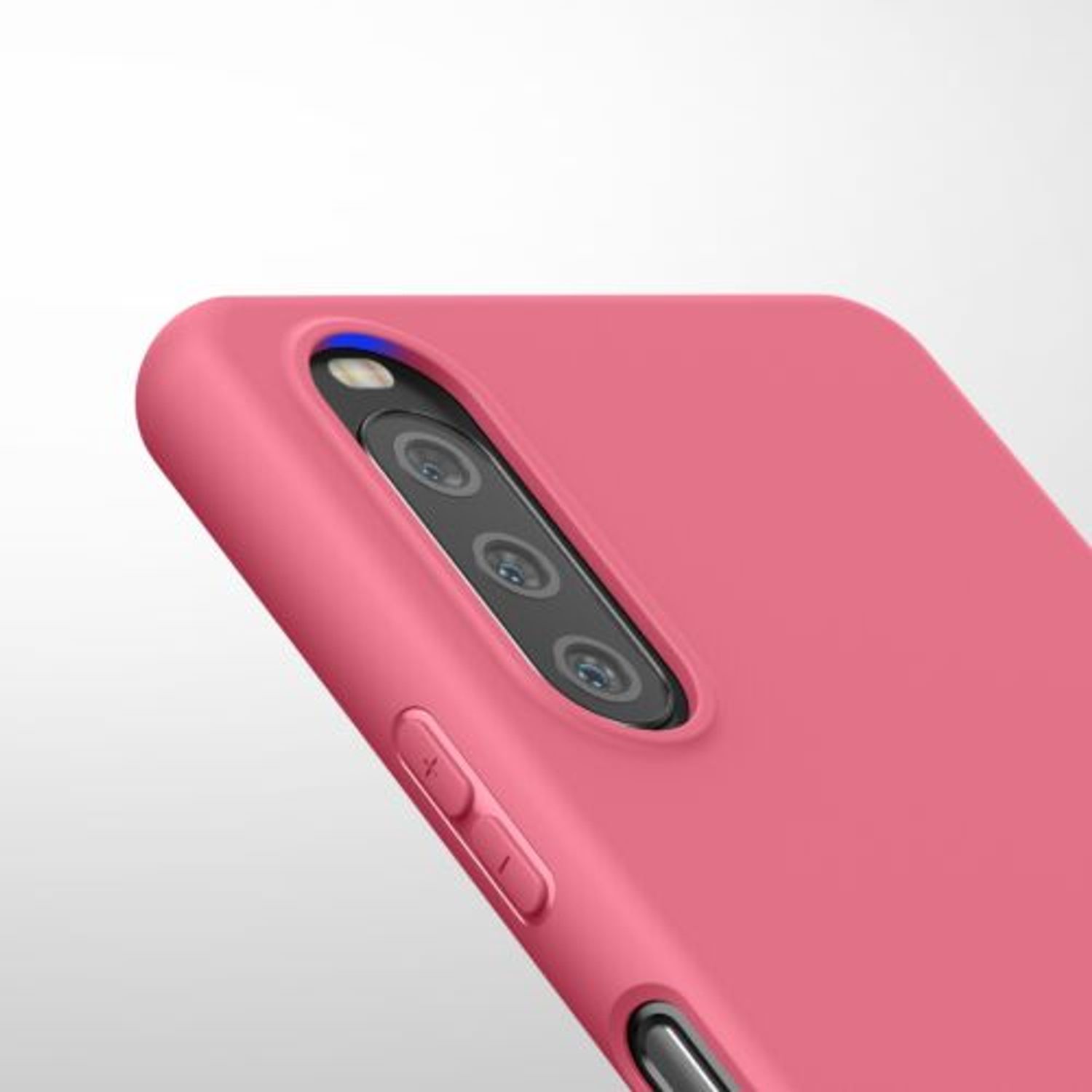 Husa pentru Sony Xperia 10 III, Silicon, Roz, 54754.219 fotografia produsului View 7 L