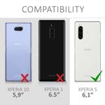 Husa pentru Sony Xperia 5, Silicon, Roz, 50131.01 fotografia produsului View 5 S