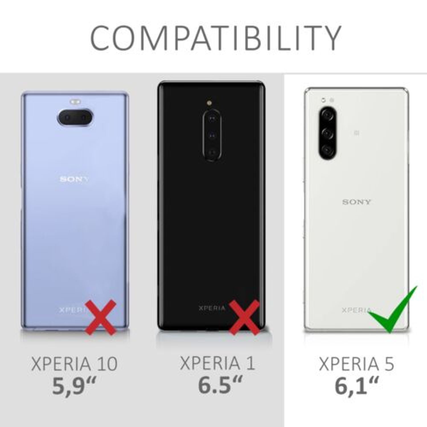 Husa pentru Sony Xperia 5, Silicon, Roz, 50131.01 fotografia produsului View 5 L