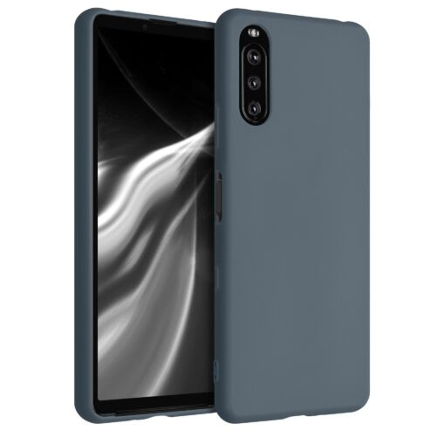Husa pentru Sony Xperia 10 III, Silicon, Albastru, 54754.202 fotografia produsului