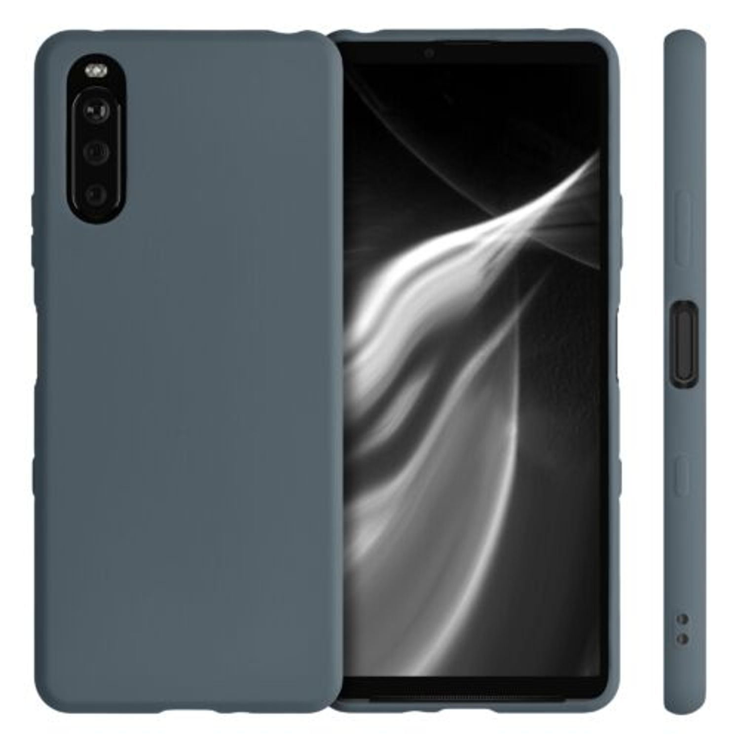 Husa pentru Sony Xperia 10 III, Silicon, Albastru, 54754.202 fotografia produsului View 2 L